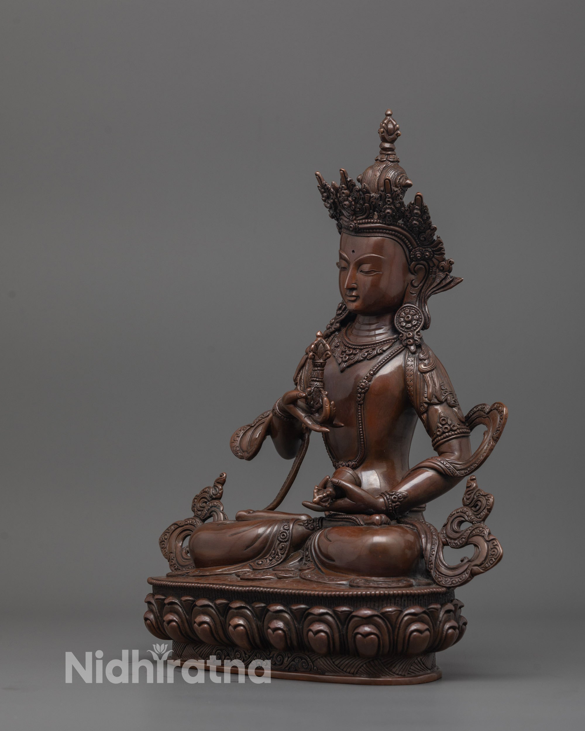 Purifier Dorje Sempa Sculpture | Detailed Handmade Oxidized Statue