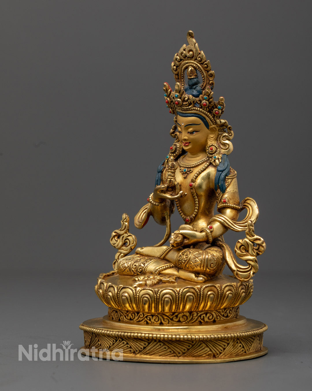 Authentic Vajrasattva Statue | Handcrafted Copper Art from Nepal