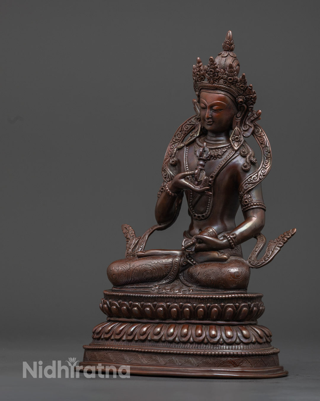 The Divine Vajrasattva Statue | Traditional Himalayan Art of Nepal