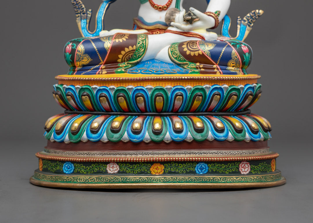 14.9-Inch Vajrasattva Statue | Sacred Symbol of Vajrayana Buddhism