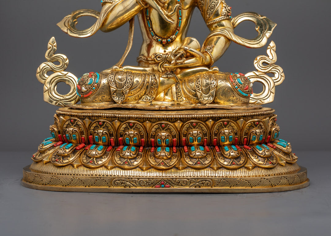 Vajra Hero Dorje Sempa Statue | Handcrafted Tibetan Buddhist Sculpture