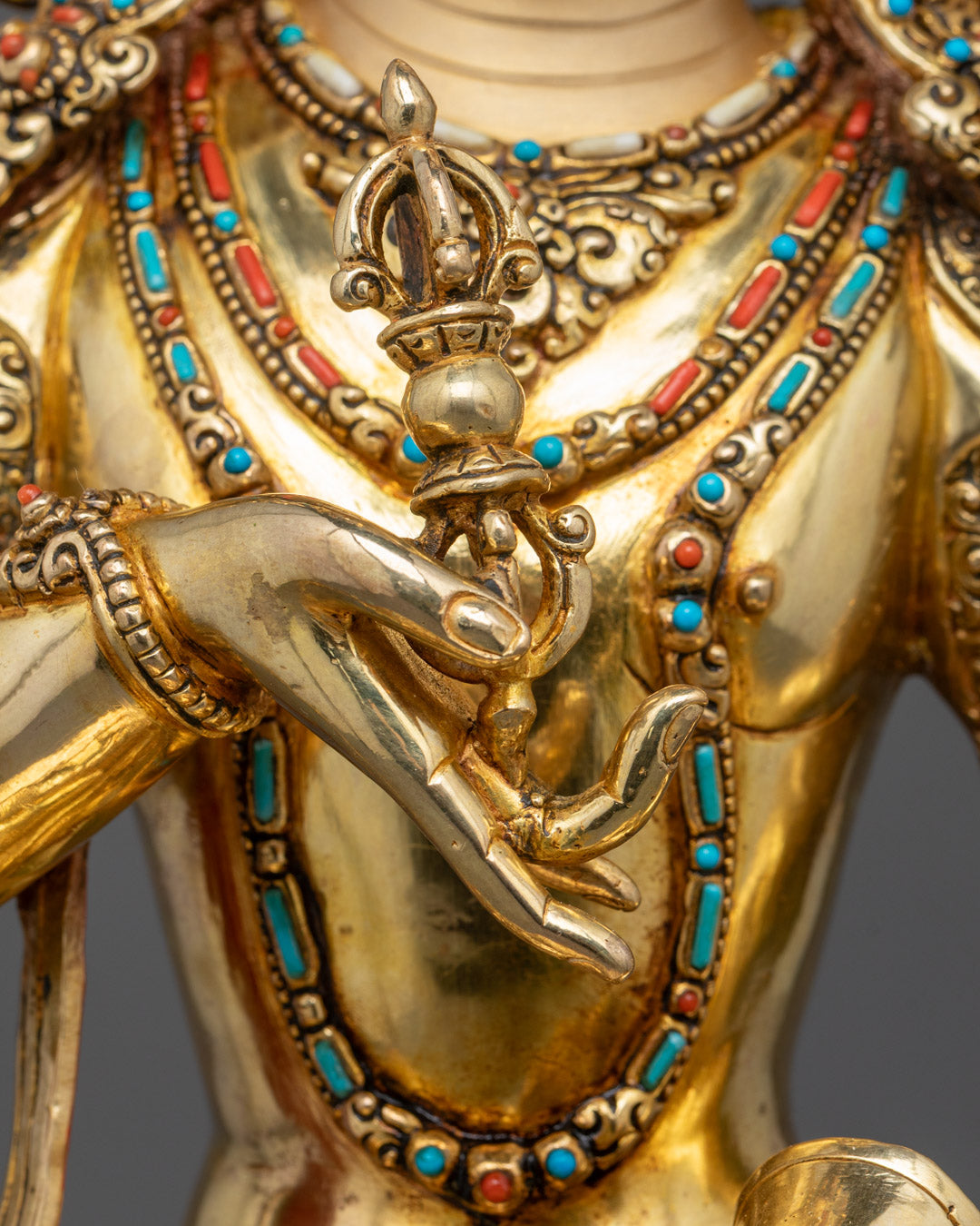 Vajra Hero Dorje Sempa Statue | Handcrafted Tibetan Buddhist Sculpture