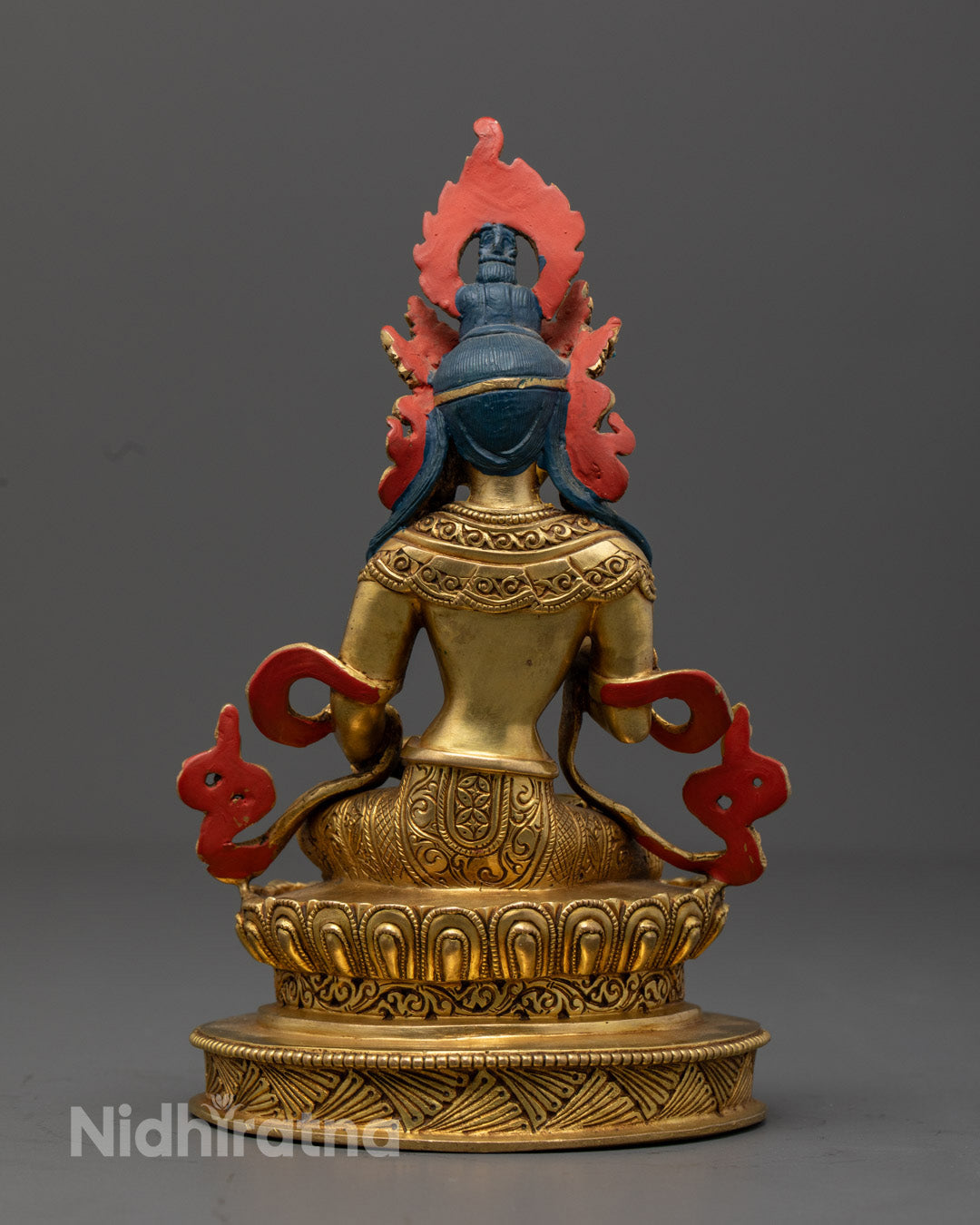 Authentic Vajrasattva Statue | Handcrafted Copper Art from Nepal