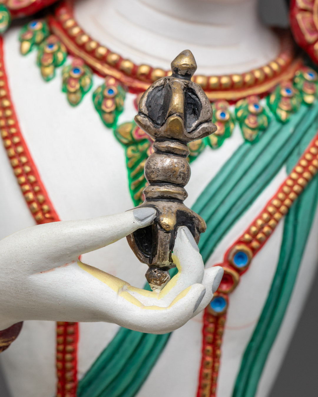 14.9-Inch Vajrasattva Statue | Sacred Symbol of Vajrayana Buddhism