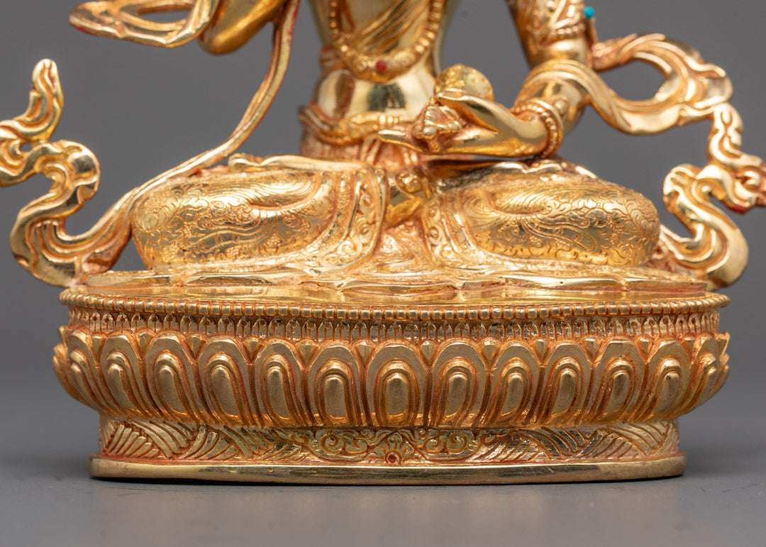 Vajrasattva Dorje Sempa Sculpture | Traditional Himalayan Art of Nepal