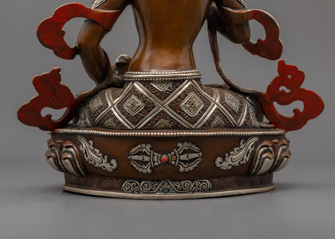 Handmade Vajrasattva Sculpture | Nepalese Buddhist Art
