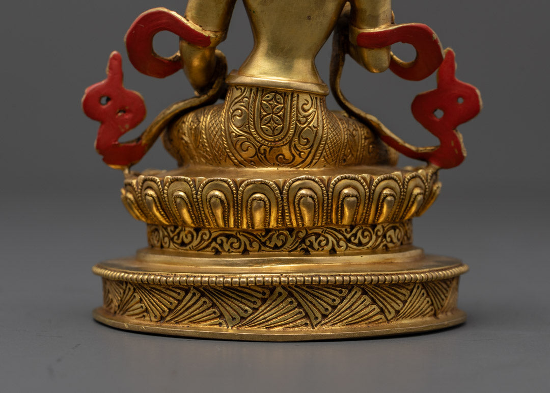 Authentic Vajrasattva Statue | Handcrafted Copper Art from Nepal