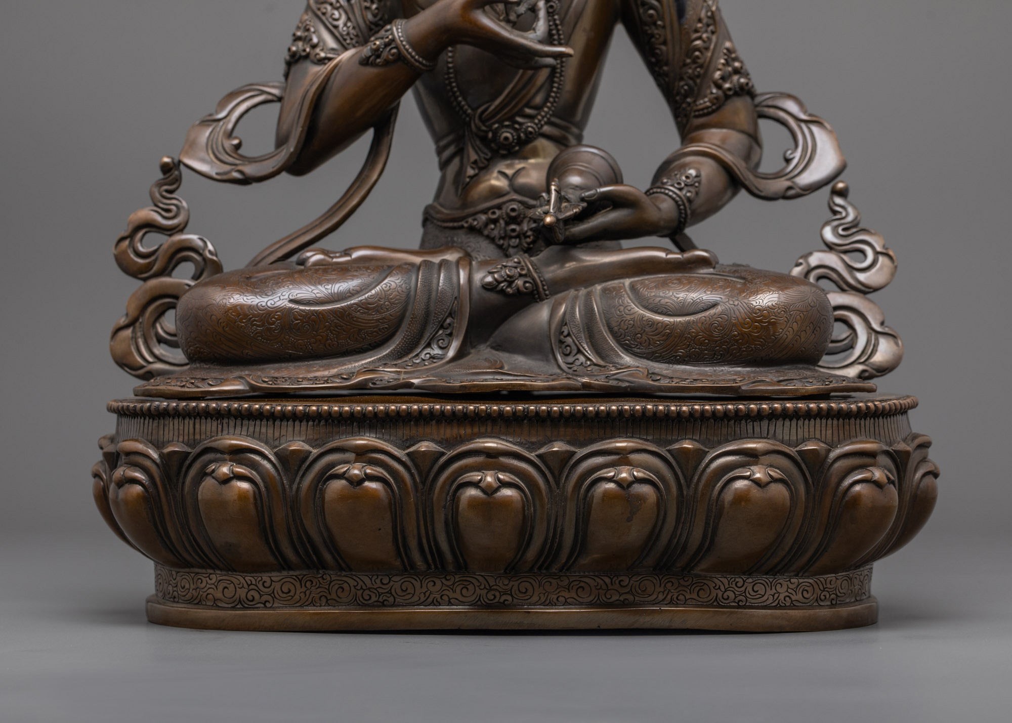 Tibetan Vajrasattva Statue | Nepalese Buddhist Purification Figure