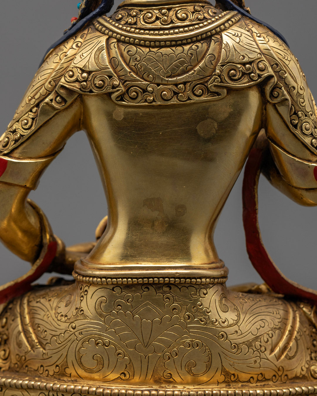 9.84" Inch Gold-Gilded Vajrasattva Statue