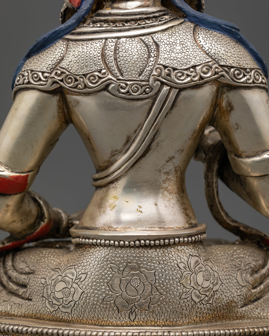 Gold-Plated Vajrasattva Statue | Traditional Himalayan Craftsmanship