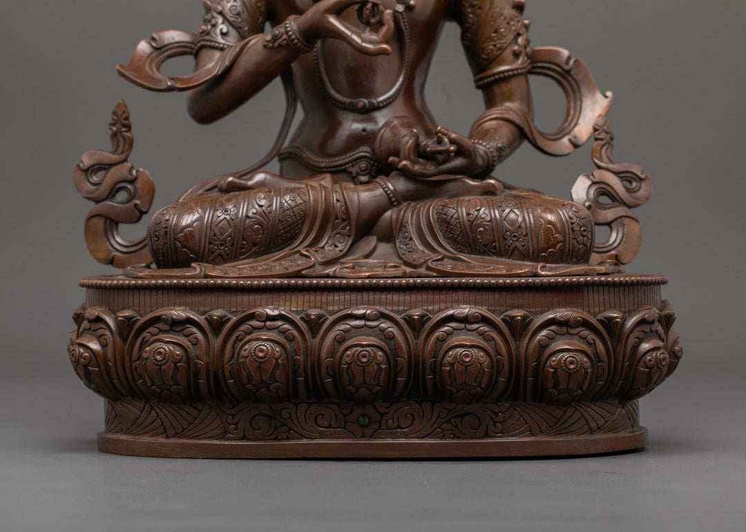 Vajrasattva Statue | Traditional Hand-Carved Buddha