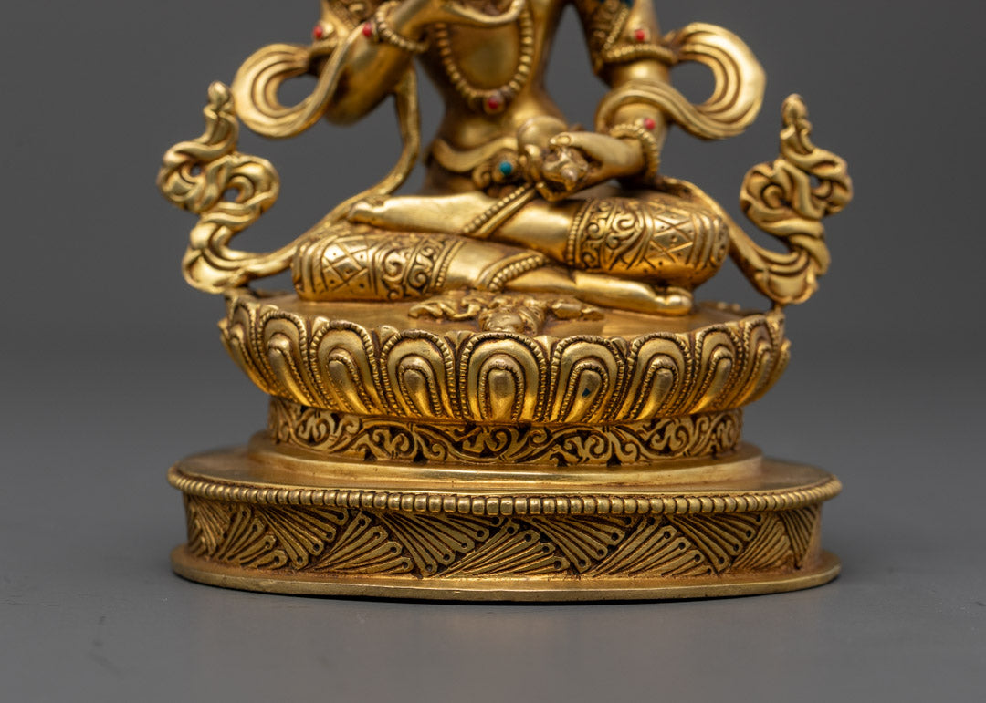 Authentic Vajrasattva Statue | Handcrafted Copper Art from Nepal