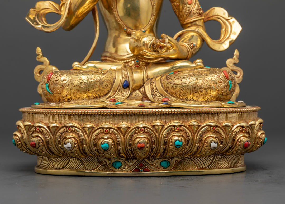 Vajrasattva Bodhisattva Statue | Sacred Tibetan Sculpture