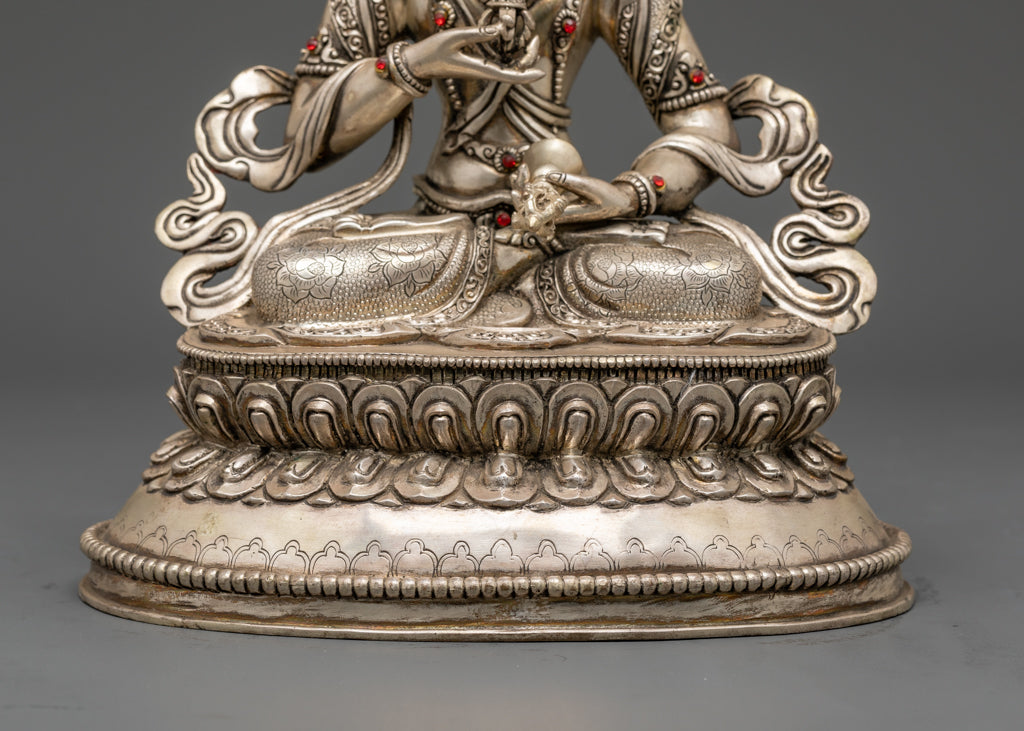 Gold-Plated Vajrasattva Statue | Traditional Himalayan Craftsmanship