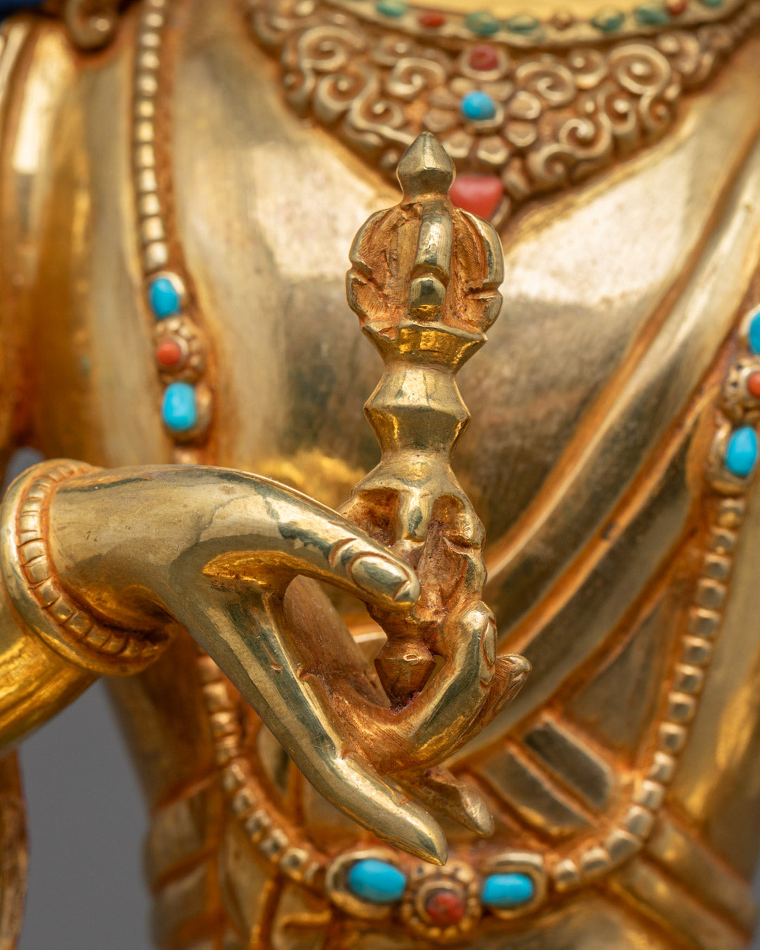 Tibetan Vajrasattva Sculpture | Buddhist Statue for Meditation