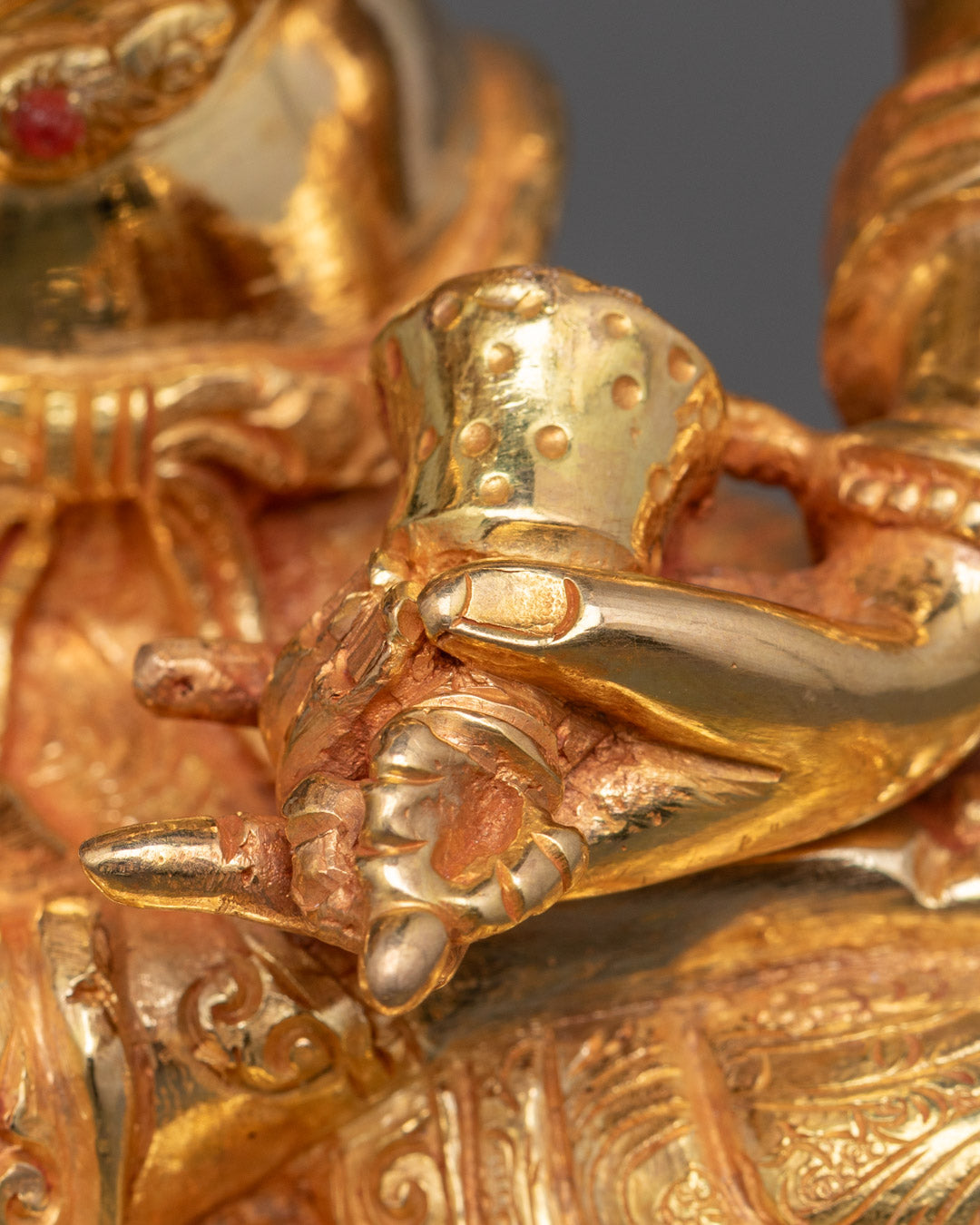 Vajrasattva Dorje Sempa Sculpture | Traditional Himalayan Art of Nepal