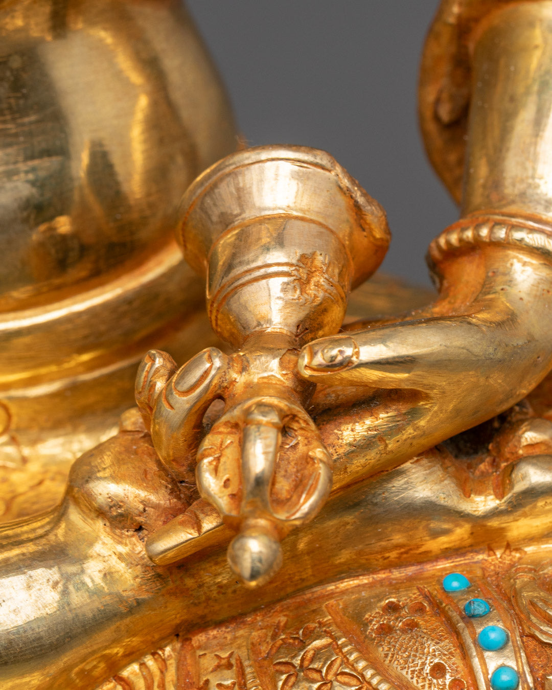 Tibetan Vajrasattva Sculpture | Buddhist Statue for Meditation