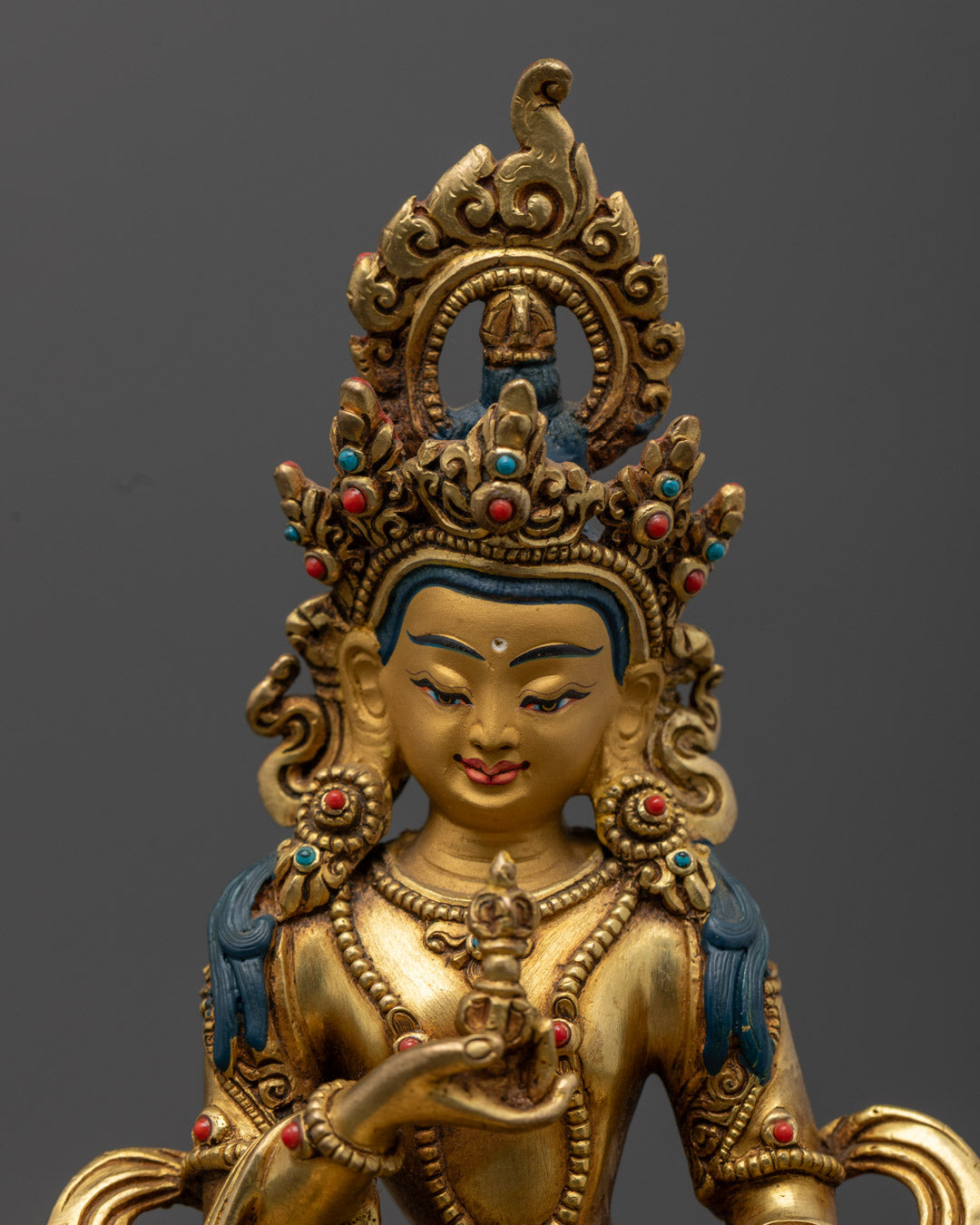 Authentic Vajrasattva Statue | Handcrafted Copper Art from Nepal