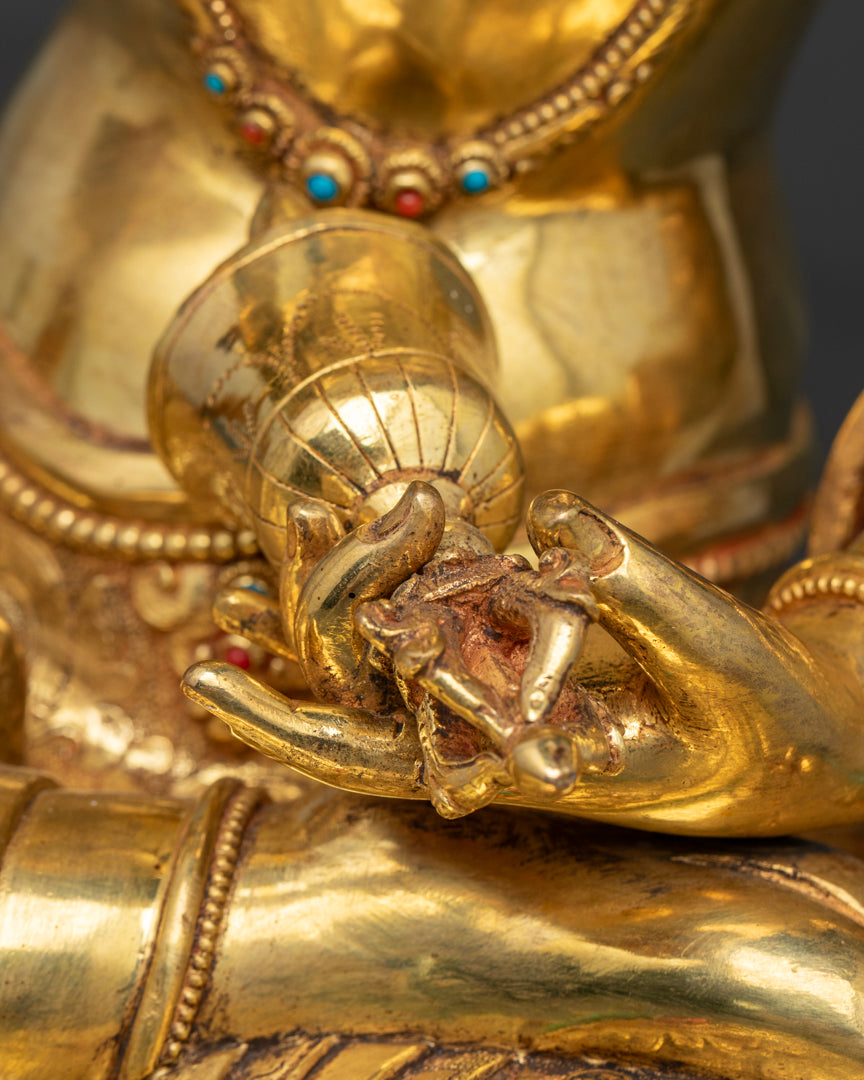 Vajrasattva Bodhisattva Statue | Sacred Tibetan Sculpture