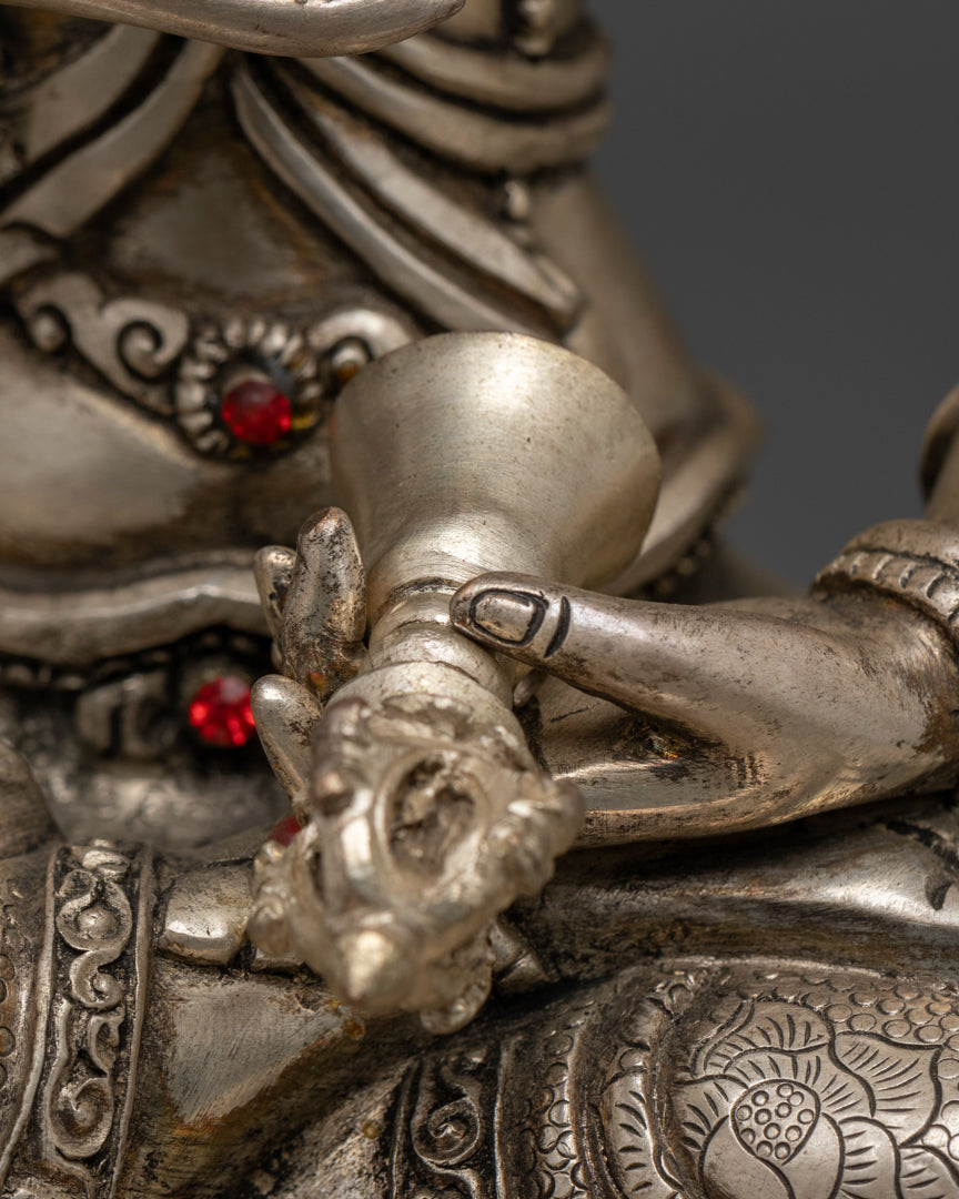 Gold-Plated Vajrasattva Statue | Traditional Himalayan Craftsmanship