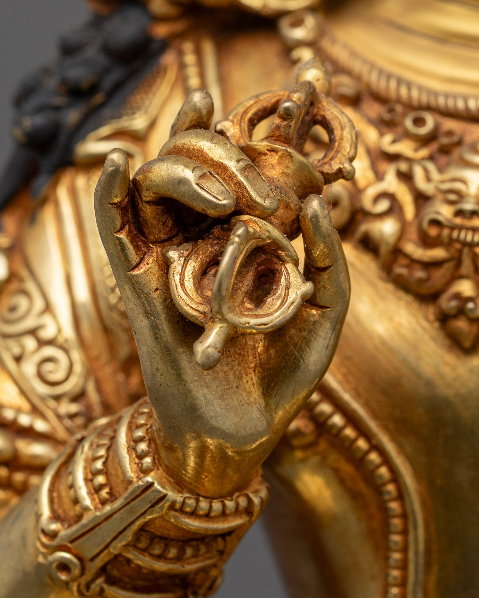 Traditional Vajrasattva Statue | Nepalese Himalayan Buddhist Art