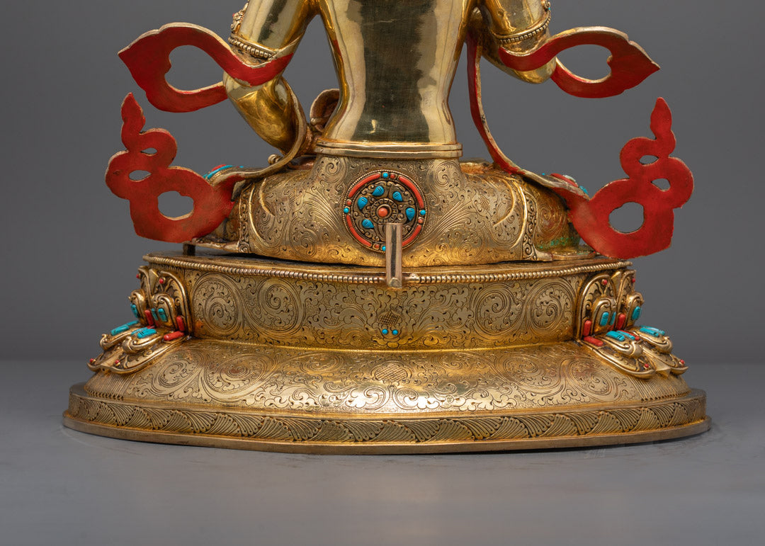 Vajra Hero Dorje Sempa Statue | Handcrafted Tibetan Buddhist Sculpture