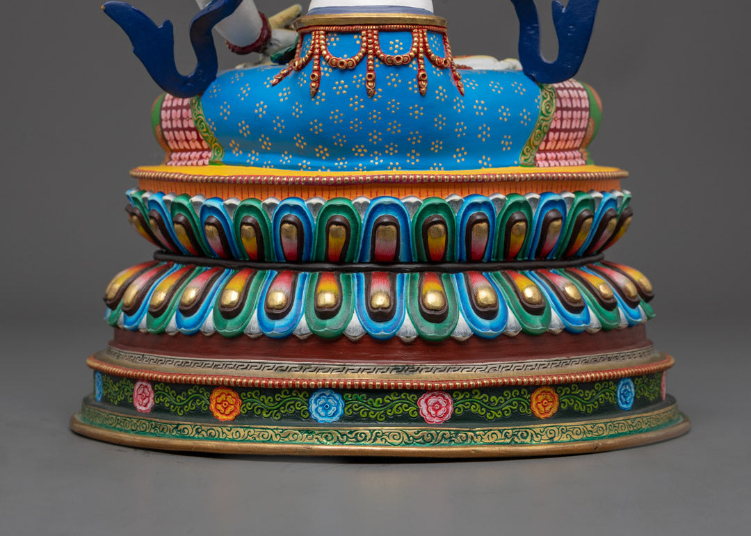 14.9-Inch Vajrasattva Statue | Sacred Symbol of Vajrayana Buddhism