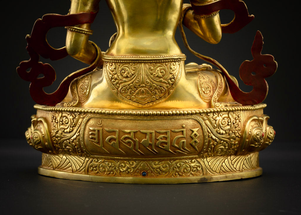 Vajrasattva Mantra Practice Statue | Himalayan Artwork