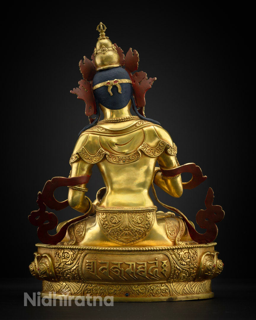 Vajrasattva Mantra Practice Statue | Himalayan Artwork
