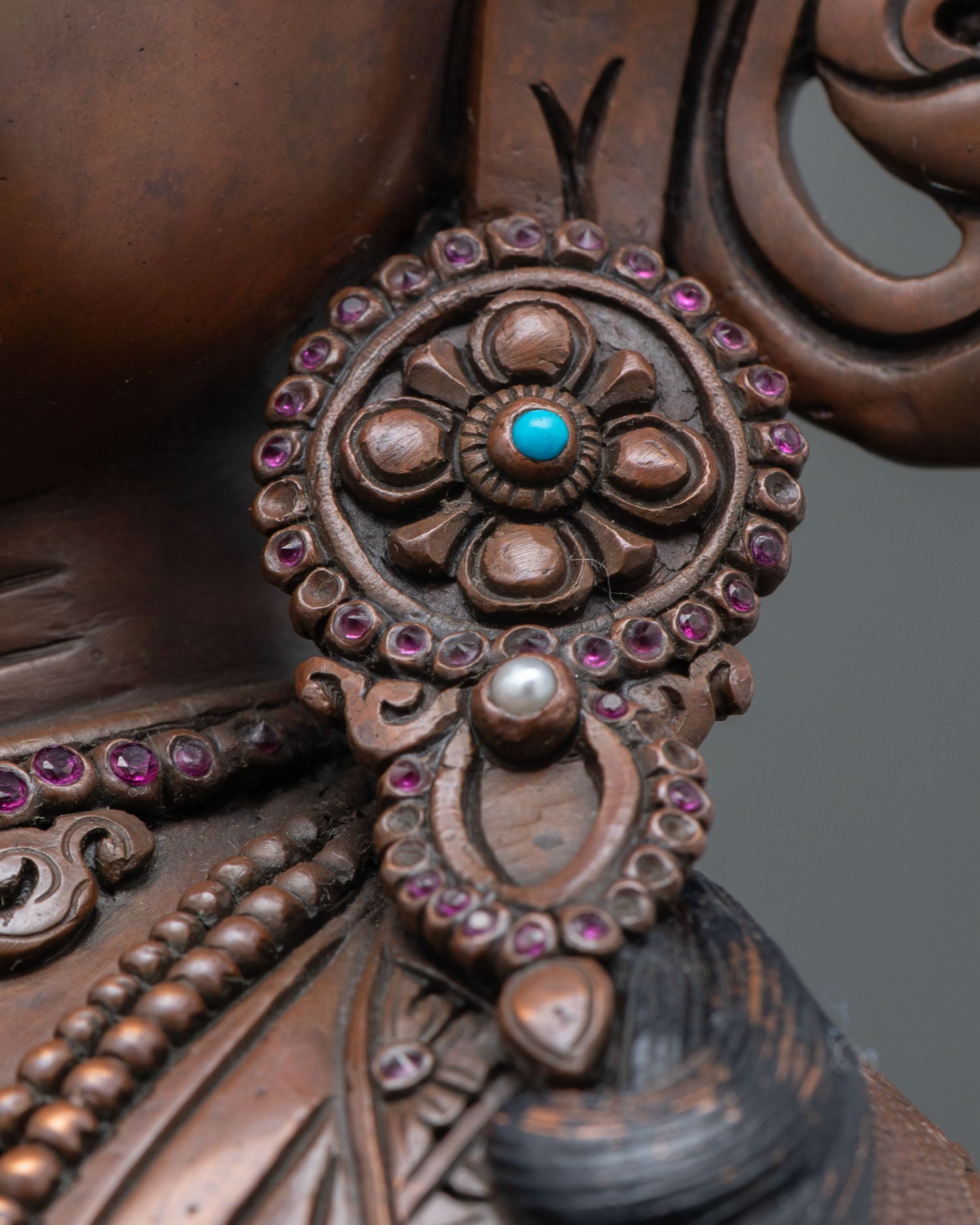 Oxidized Vajrasattva Statue | Icon of Negative Karma Purification