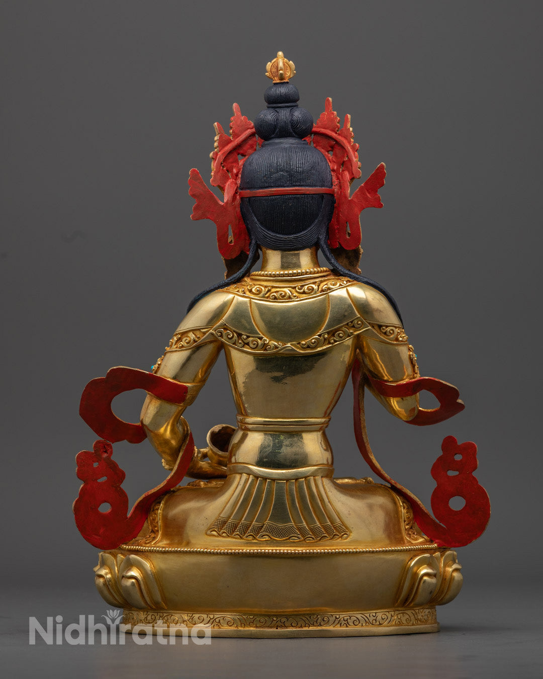 Vajrasattva Statue | Traditional Nepalese Buddhist Sculpture
