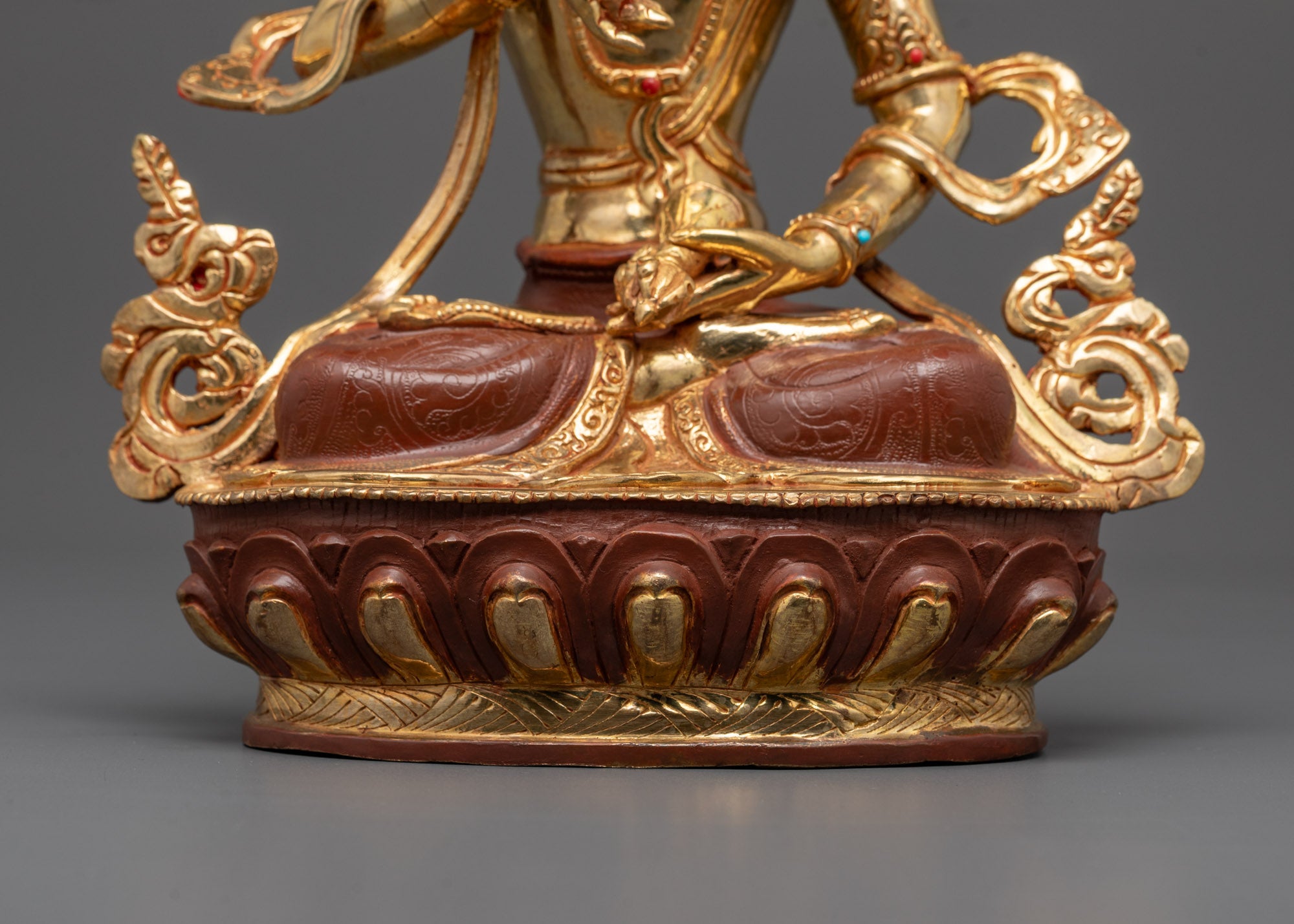 Spiritual Vajrasattva Statue | Handcrafted Copper and Gold Finish