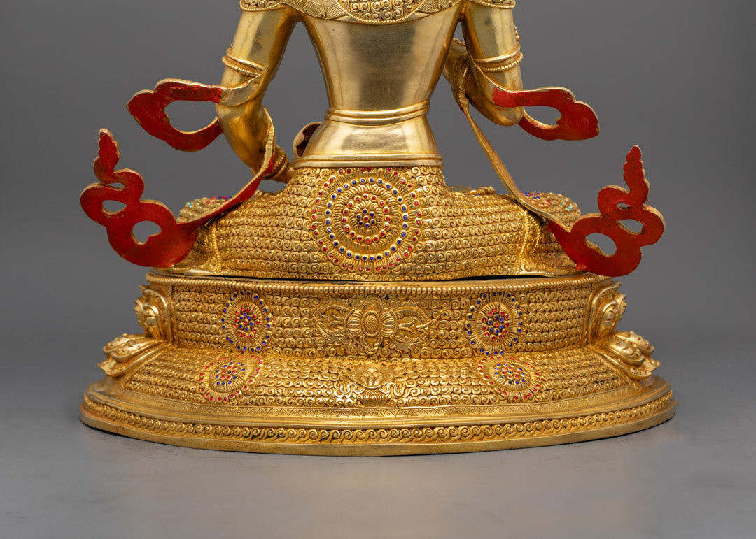 Handcrafted Vajrasattva Statue | Tibetan Buddhist Figurine