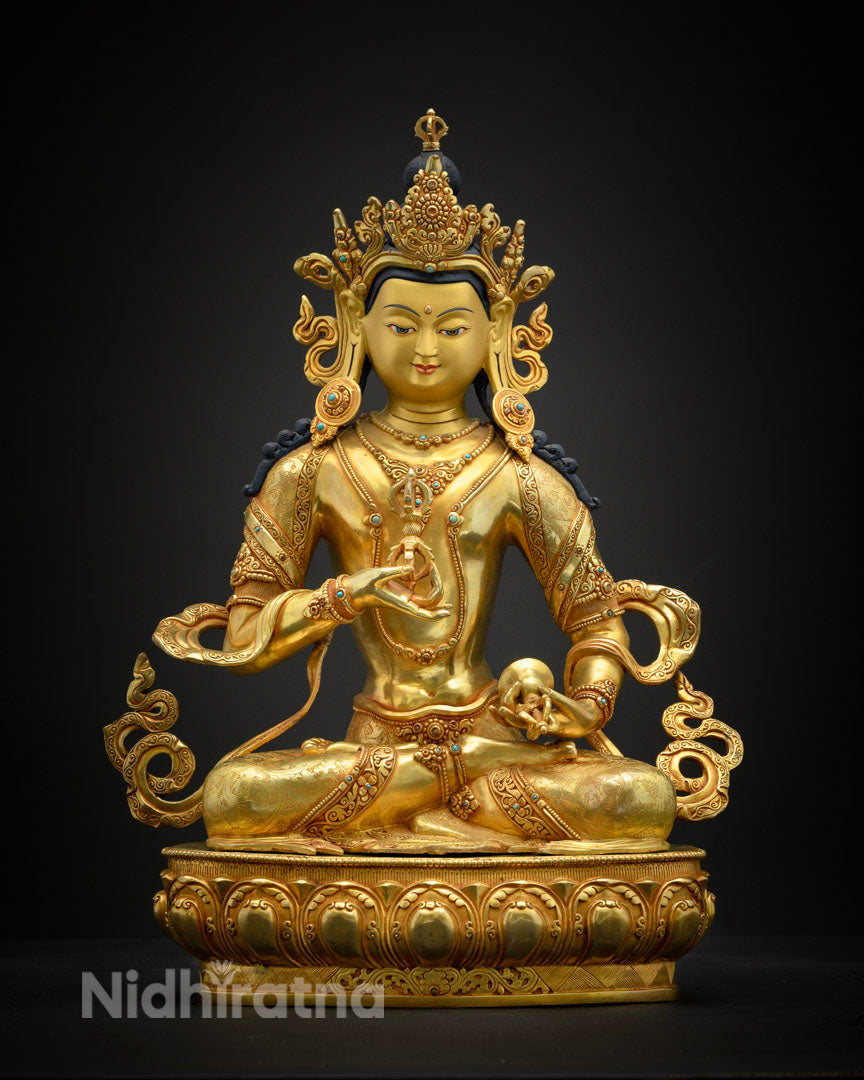 Vajrasattva Sadhana Statue | Dorje Sempa Sculpture for Purification and Enlightenment