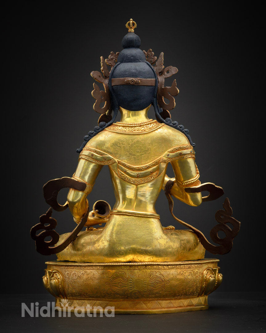 Vajrasattva Sadhana Statue | Dorje Sempa Sculpture for Purification and Enlightenment