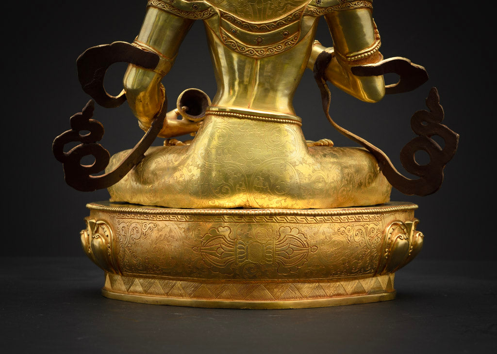 Vajrasattva Sadhana Statue | Dorje Sempa Sculpture for Purification and Enlightenment