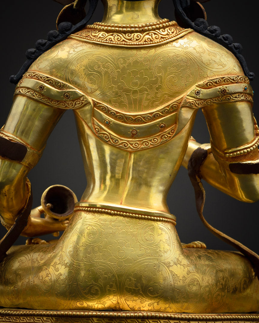 Vajrasattva Sadhana Statue | Dorje Sempa Sculpture for Purification and Enlightenment