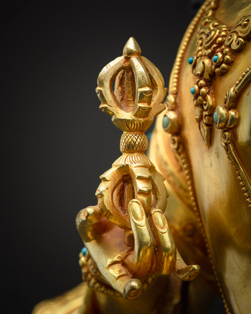 Vajrasattva Sadhana Statue | Dorje Sempa Sculpture for Purification and Enlightenment