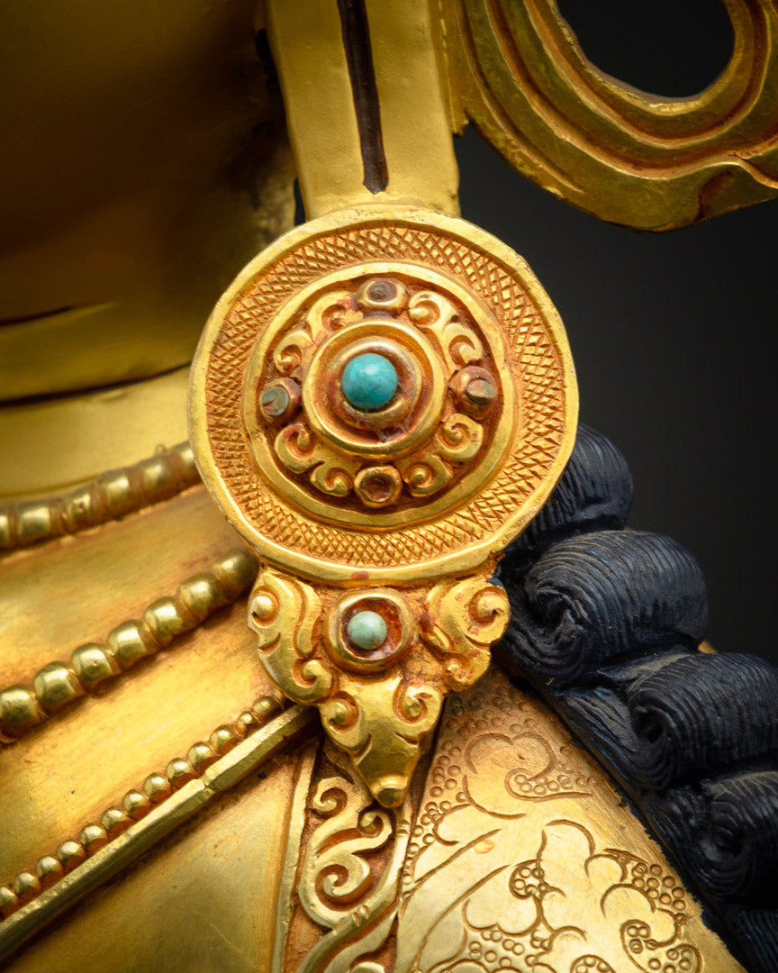 Vajrasattva Sadhana Statue | Dorje Sempa Sculpture for Purification and Enlightenment