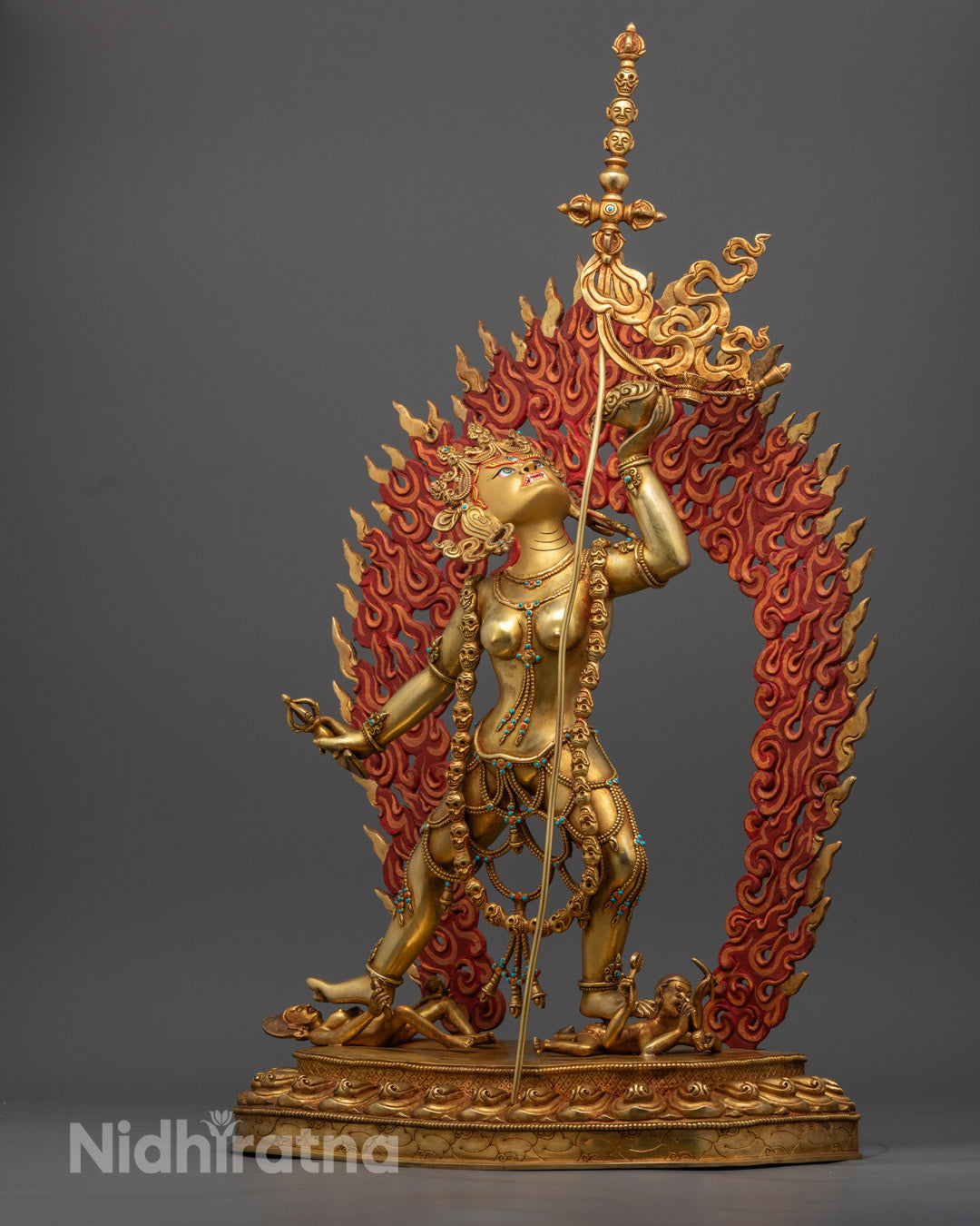 Authentic Vajrayogini Statue | Exquisite Tibetan Sculpture