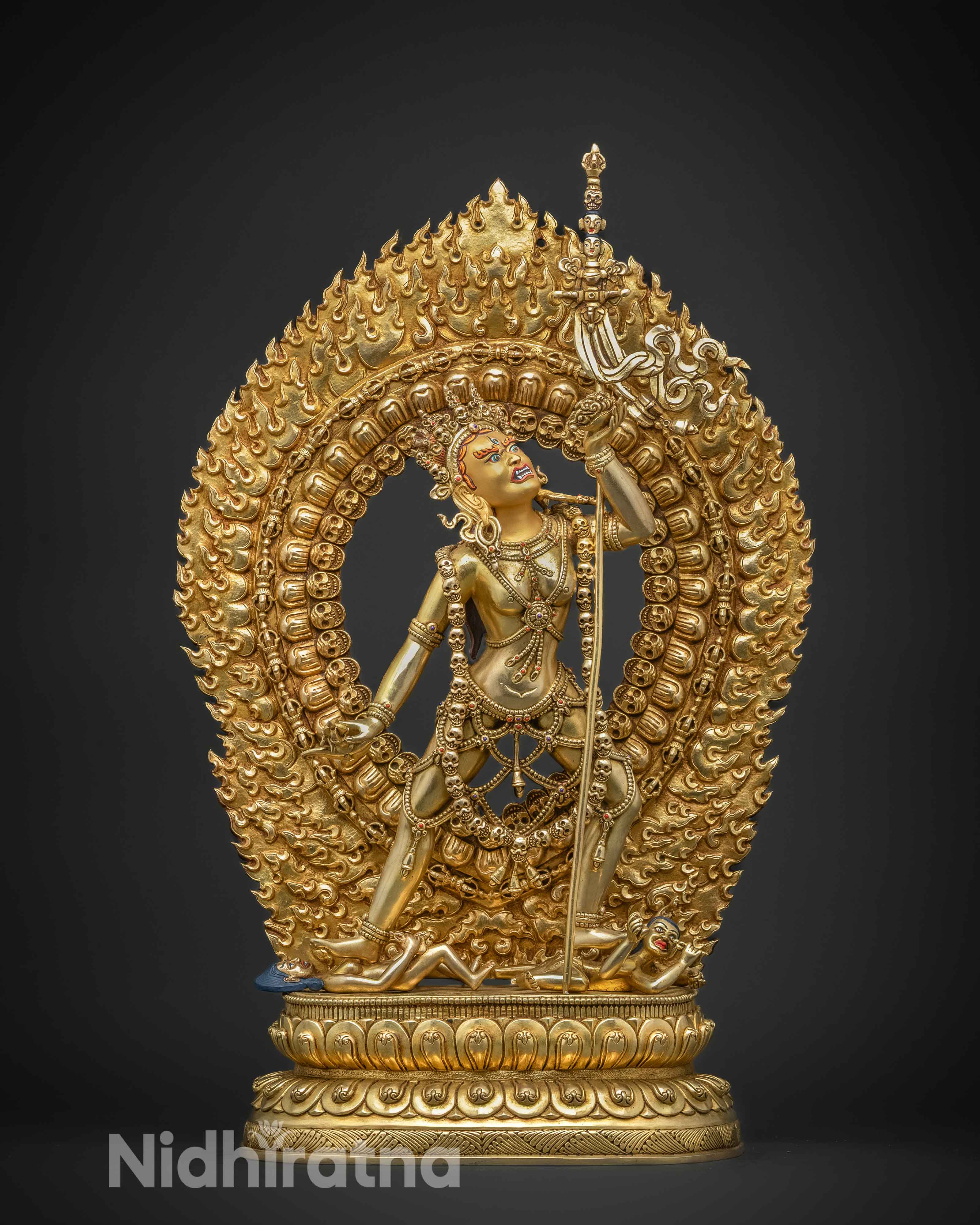 Vajrayogini Statue Collection β Handcrafted Tibetan Buddhist Dakini sculptures featuring multiple forms for tantric practice and Vajrayana devotion, made in Nepal