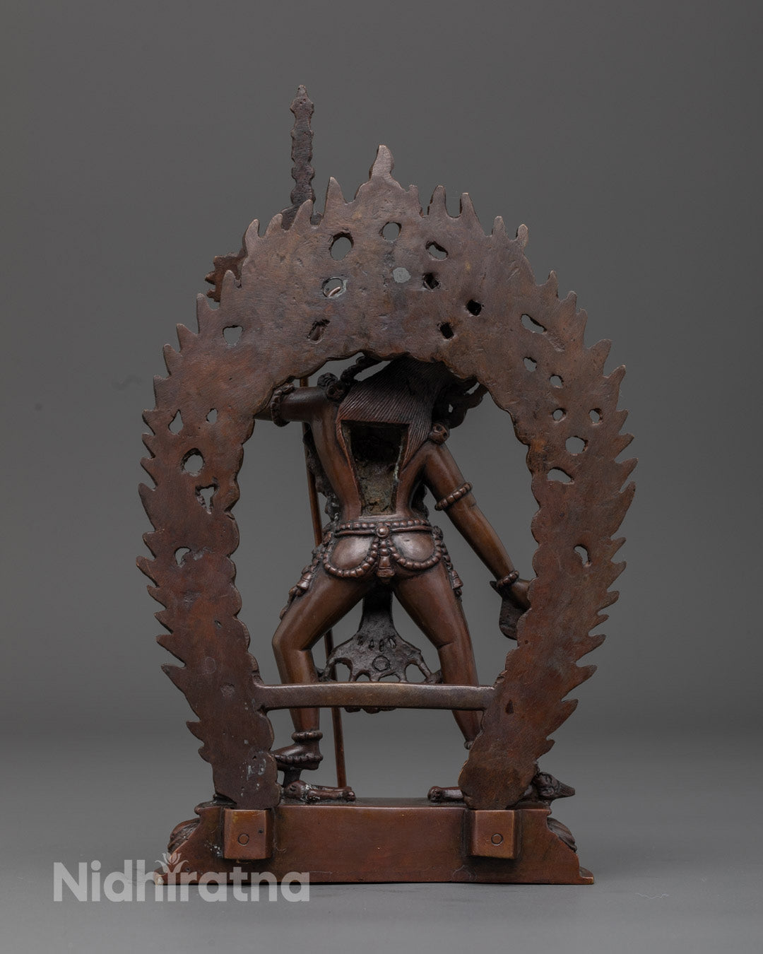 Vajrayogini Statue with Oxidized Finish | The Diamond Female Yogi