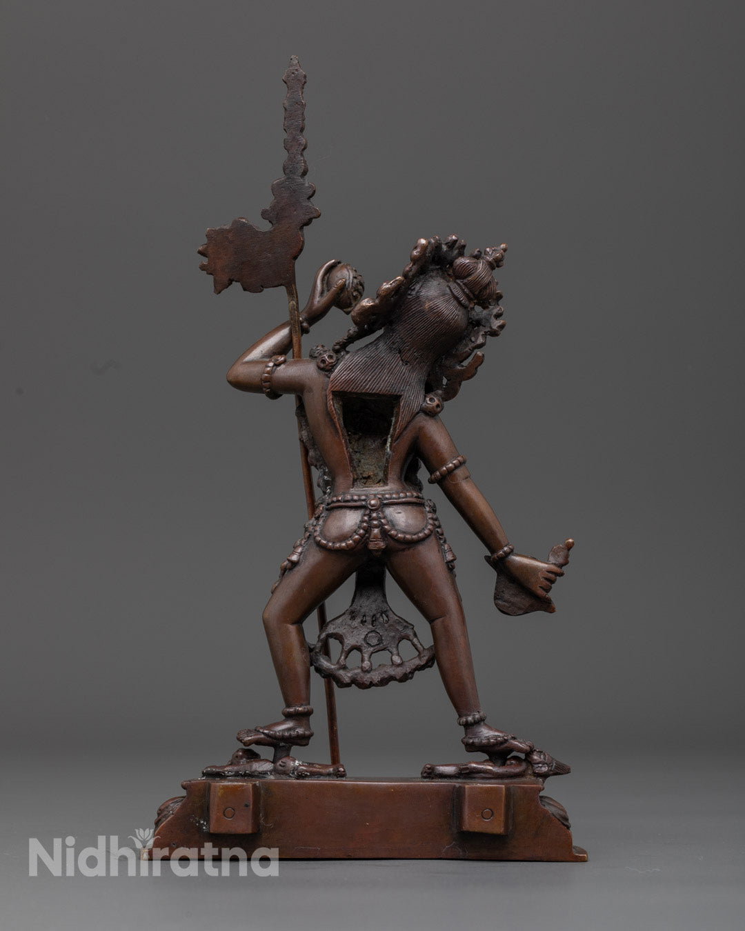 Vajrayogini Statue with Oxidized Finish | The Diamond Female Yogi