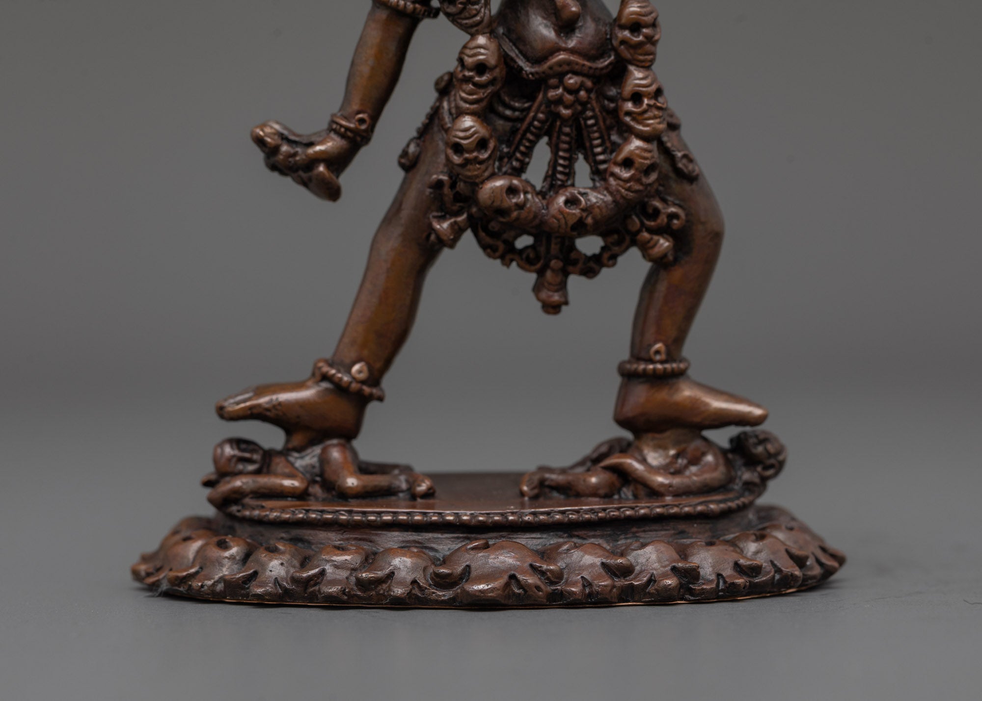 Fierce Vajrayogini Oxidized Statue | Tibetan Tantric Goddess Sculpture