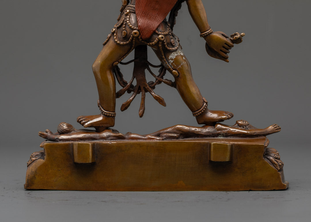 Dakini Vajrayogini Oxidized Statue