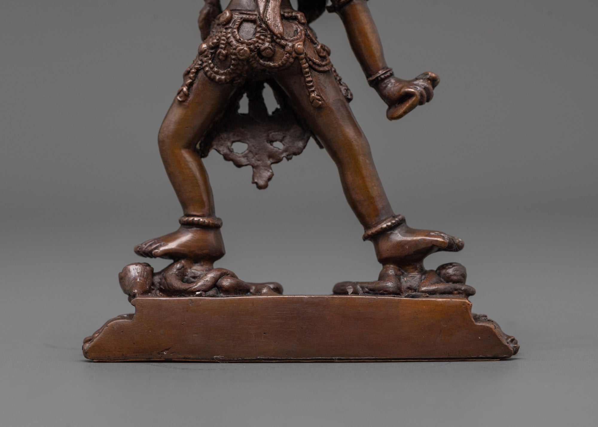 Fierce Vajrayogini Oxidized Statue | Tibetan Tantric Goddess Sculpture