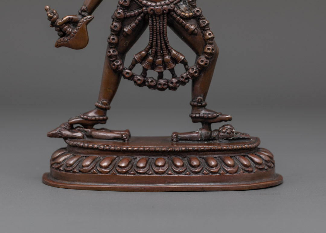 Vajrayogini Statue with Oxidized Finish | The Diamond Female Yogi