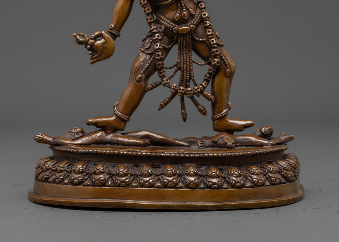 Dakini Vajrayogini Oxidized Statue