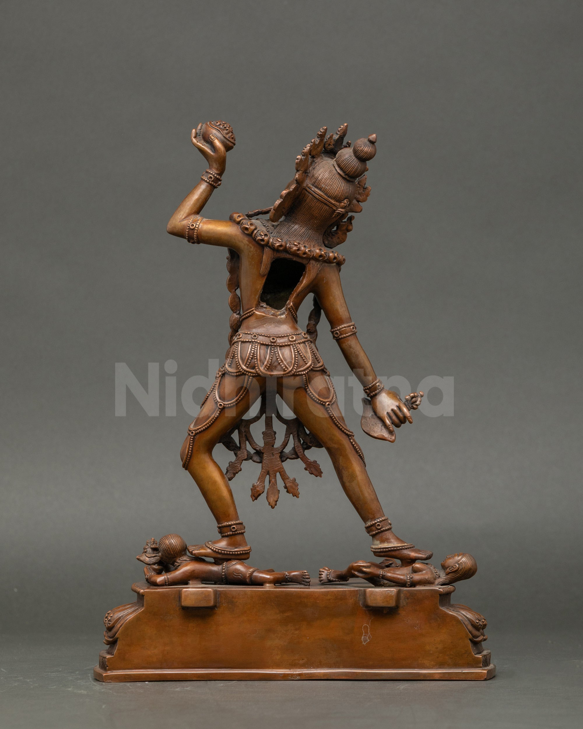 Vajrayogini Statue oxidized copper craftsmanship