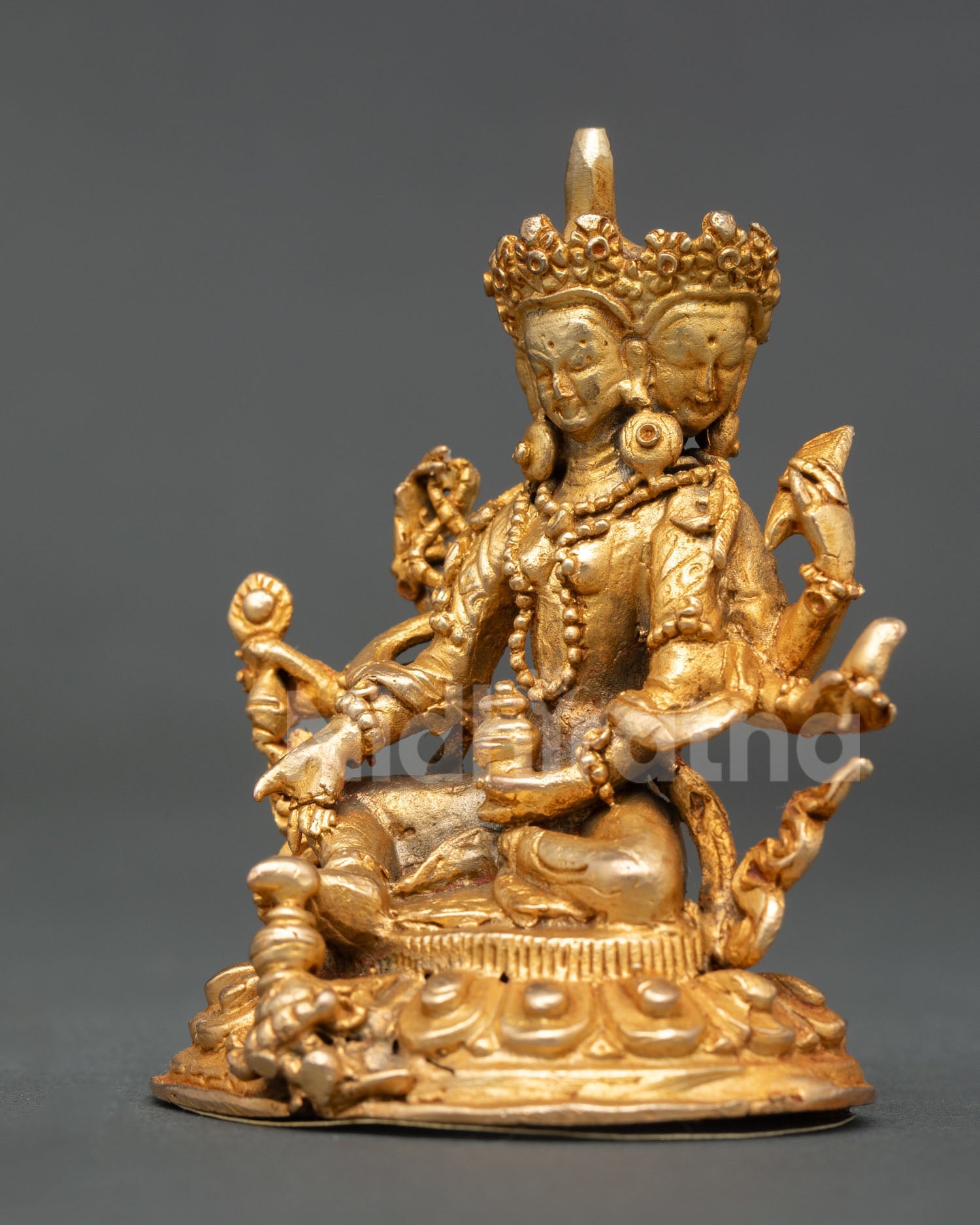 Vasudhara Buddhist Statue | Himalayan Copper Artwork